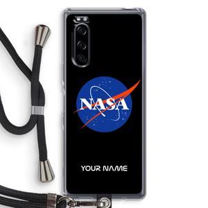 CaseCompany NASA: Sony Xperia 5 Transparant Hoesje met koord