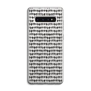 CaseCompany Crazy shapes: Samsung Galaxy S10 4G Transparant Hoesje