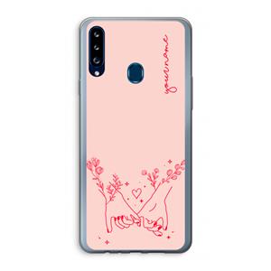 CaseCompany Best Friends: Samsung Galaxy A20s Transparant Hoesje