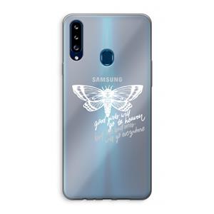 CaseCompany Good or bad: Samsung Galaxy A20s Transparant Hoesje