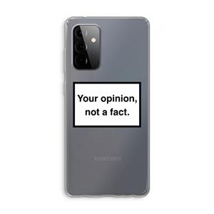 CaseCompany Your opinion: Samsung Galaxy A72 Transparant Hoesje