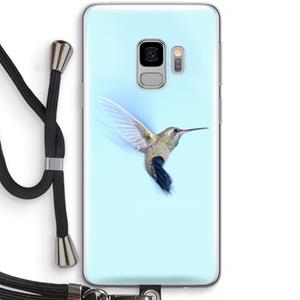 CaseCompany Kolibri: Samsung Galaxy S9 Transparant Hoesje met koord