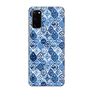 CaseCompany Blauw motief: Volledig geprint Samsung Galaxy S20 Hoesje
