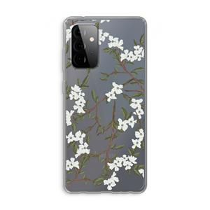 CaseCompany Blossoming spring: Samsung Galaxy A72 Transparant Hoesje