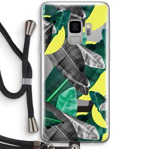 CaseCompany Fantasie jungle: Samsung Galaxy S9 Transparant Hoesje met koord