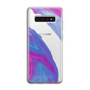 CaseCompany Zweverige regenboog: Samsung Galaxy S10 4G Transparant Hoesje