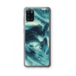 CaseCompany Dreaming About Whales: Samsung Galaxy A31 Transparant Hoesje
