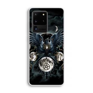 CaseCompany Sinister Wings: Samsung Galaxy S20 Ultra Transparant Hoesje