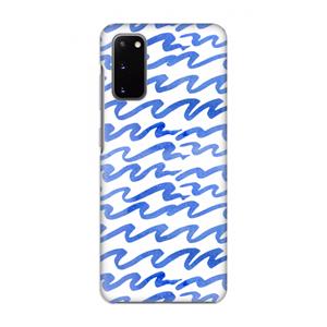 CaseCompany Blauwe golven: Volledig geprint Samsung Galaxy S20 Hoesje