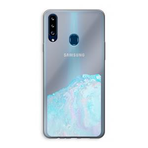 CaseCompany Fantasie pastel: Samsung Galaxy A20s Transparant Hoesje