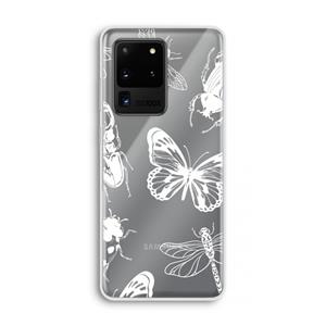 CaseCompany Tiny Bugs: Samsung Galaxy S20 Ultra Transparant Hoesje