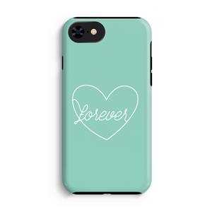 CaseCompany Forever heart pastel: iPhone 8 Tough Case