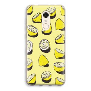 CaseCompany When Life Gives You Lemons...: Xiaomi Redmi 5 Transparant Hoesje