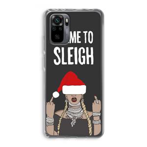 CaseCompany Came To Sleigh: Xiaomi Redmi Note 10 Pro Transparant Hoesje