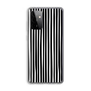 CaseCompany Stripes: Samsung Galaxy A72 Transparant Hoesje