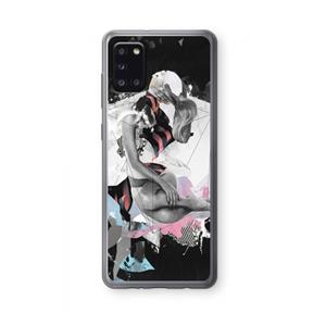 CaseCompany Camouflage de sommeil: Samsung Galaxy A31 Transparant Hoesje