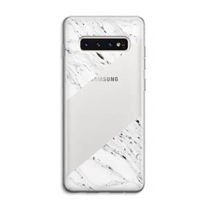 CaseCompany Biggest stripe: Samsung Galaxy S10 4G Transparant Hoesje
