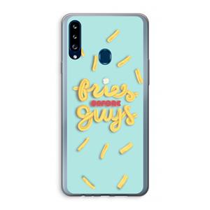 CaseCompany Always fries: Samsung Galaxy A20s Transparant Hoesje