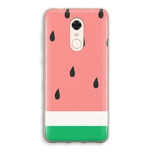 CaseCompany Watermeloen: Xiaomi Redmi 5 Transparant Hoesje