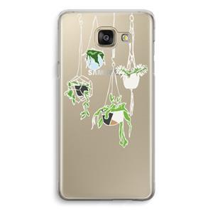 CaseCompany Hang In There: Samsung Galaxy A5 (2016) Transparant Hoesje
