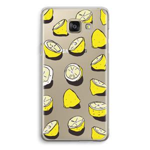 CaseCompany When Life Gives You Lemons...: Samsung Galaxy A5 (2016) Transparant Hoesje