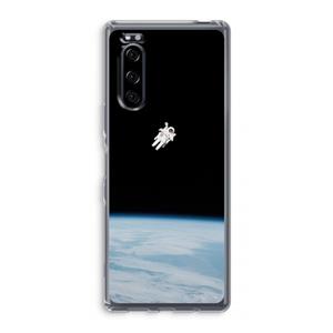 CaseCompany Alone in Space: Sony Xperia 5 Transparant Hoesje