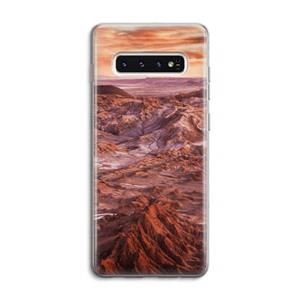 CaseCompany Mars: Samsung Galaxy S10 4G Transparant Hoesje