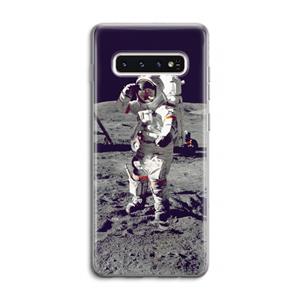CaseCompany Spaceman: Samsung Galaxy S10 4G Transparant Hoesje