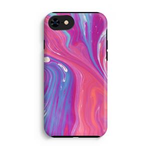 CaseCompany Paarse stroom: iPhone 8 Tough Case