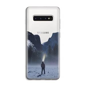 CaseCompany Wanderlust: Samsung Galaxy S10 4G Transparant Hoesje