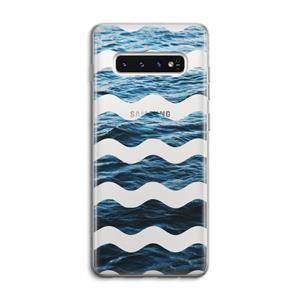 CaseCompany Oceaan: Samsung Galaxy S10 4G Transparant Hoesje