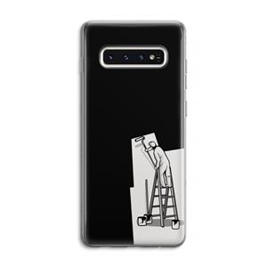 CaseCompany Musketon Painter: Samsung Galaxy S10 4G Transparant Hoesje
