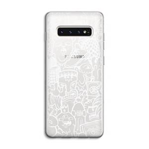 CaseCompany Vexx Mixtape #2: Samsung Galaxy S10 4G Transparant Hoesje