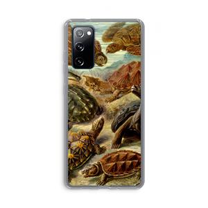 CaseCompany Haeckel Chelonia: Samsung Galaxy S20 FE / S20 FE 5G Transparant Hoesje