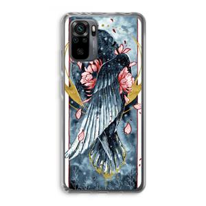 CaseCompany Golden Raven: Xiaomi Redmi Note 10 Pro Transparant Hoesje