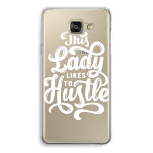 CaseCompany Hustle Lady: Samsung Galaxy A5 (2016) Transparant Hoesje