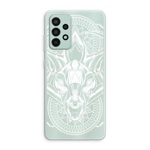 CaseCompany Oh Deer: Samsung Galaxy A52s 5G Transparant Hoesje