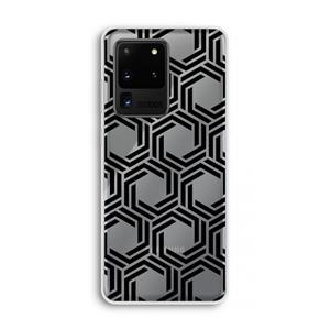 CaseCompany Geometrisch patroon: Samsung Galaxy S20 Ultra Transparant Hoesje