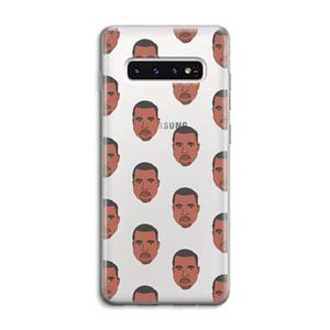 CaseCompany Kanye Call Me℃: Samsung Galaxy S10 4G Transparant Hoesje