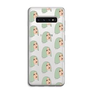 CaseCompany King Kylie: Samsung Galaxy S10 4G Transparant Hoesje