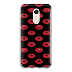 CaseCompany Lips: Xiaomi Redmi 5 Transparant Hoesje