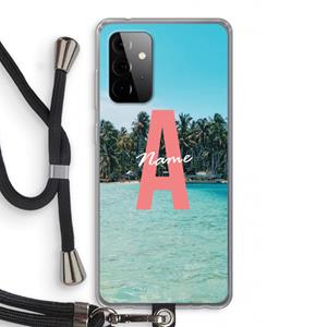 CaseCompany Pacific Dream: Samsung Galaxy A72 5G Transparant Hoesje met koord