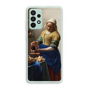 CaseCompany The Milkmaid: Samsung Galaxy A52s 5G Transparant Hoesje