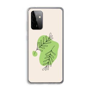 CaseCompany Beleaf in you: Samsung Galaxy A72 Transparant Hoesje