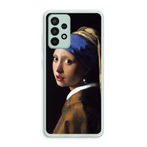 CaseCompany The Pearl Earring: Samsung Galaxy A52s 5G Transparant Hoesje