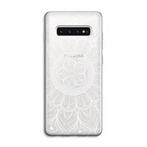 CaseCompany Roses Are Red: Samsung Galaxy S10 4G Transparant Hoesje