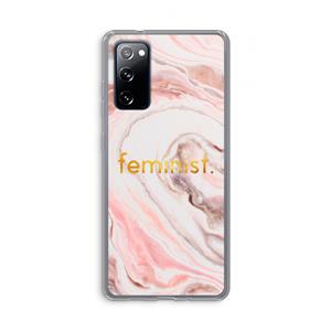 CaseCompany Feminist: Samsung Galaxy S20 FE / S20 FE 5G Transparant Hoesje