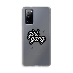CaseCompany Girl Gang: Samsung Galaxy S20 FE / S20 FE 5G Transparant Hoesje