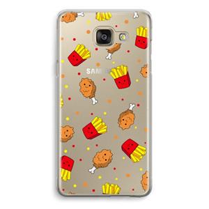 CaseCompany Chicken 'n Fries: Samsung Galaxy A5 (2016) Transparant Hoesje