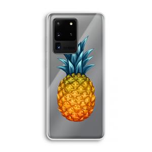CaseCompany Grote ananas: Samsung Galaxy S20 Ultra Transparant Hoesje